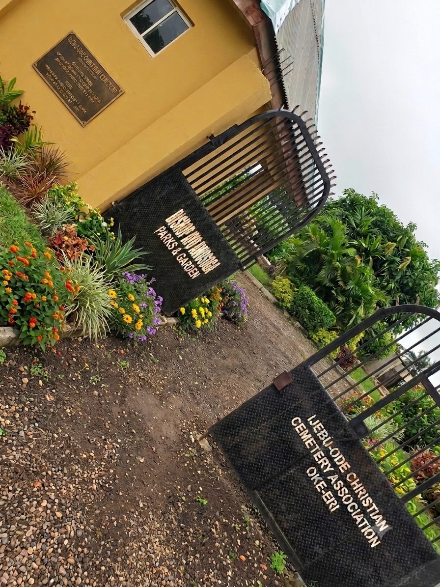 Oke-Eri cemetery entrance gate